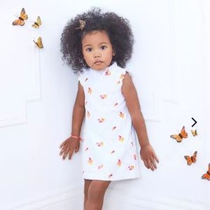 Janie and Jack Embroidered Floral Lace Dress